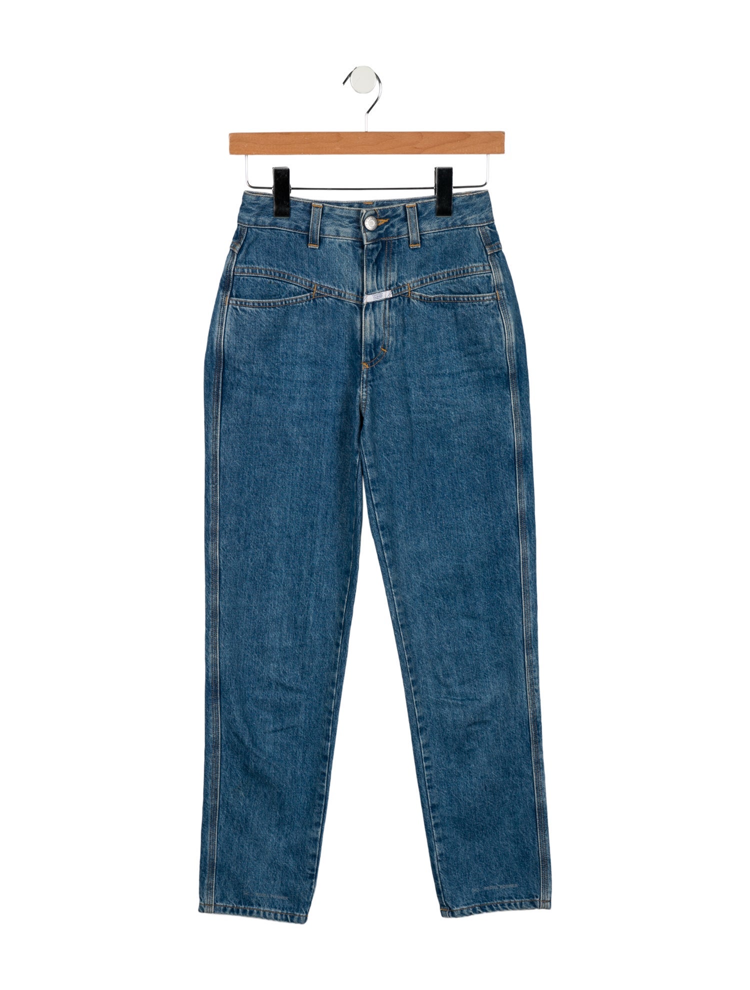 Closed Mid-Rise Straight Leg Jeans